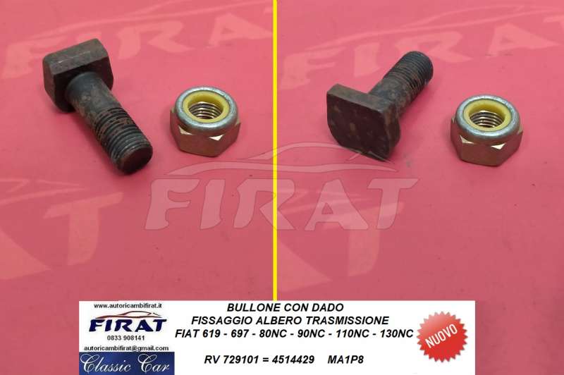 BULLONE ALBERO TRASMISSIONE FIAT 619-697-80NC-90NC 110NC (729101